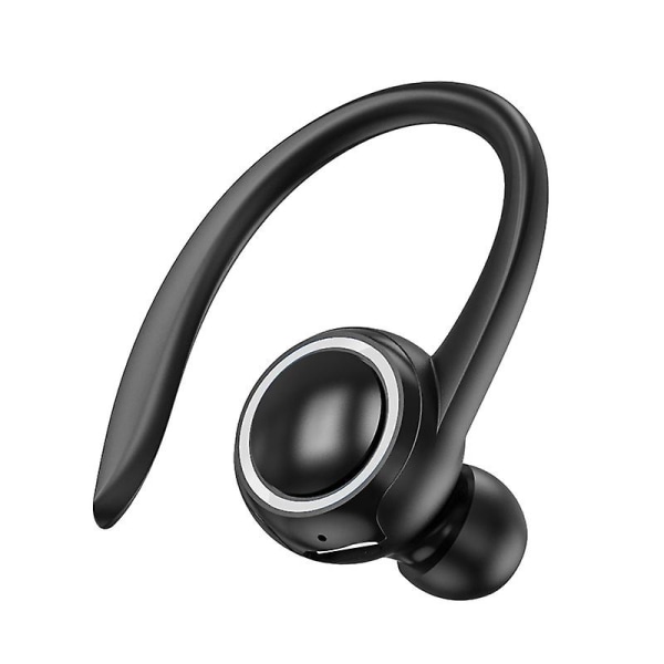 Född Ganska ny privat modell A1s trådlöst Bluetooth -headset Öronmonterat Sports Business Smärtfri brusreducering Stereoheadset Black