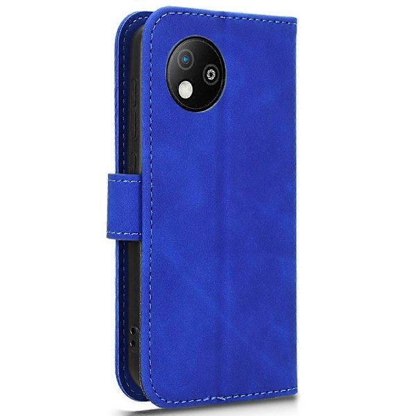 ZTE Blade A35 Lite -puhelinnahkakotelo, ihon tuntuinen, pudotussuoja, lompakkokansi Multicolor Style B