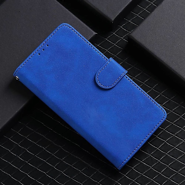 Hud-venligt PU læder telefoncover til vivo S17 5G, understøttende stativ Slim-Fit Wallet Flip telefonetui Multicolor Style C