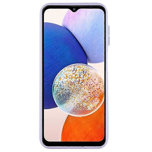 Blødt TPU-telefoncover til Samsung Galaxy A14 5G/4G, faldbestandigt bagcover med kortslot Multicolor Style H