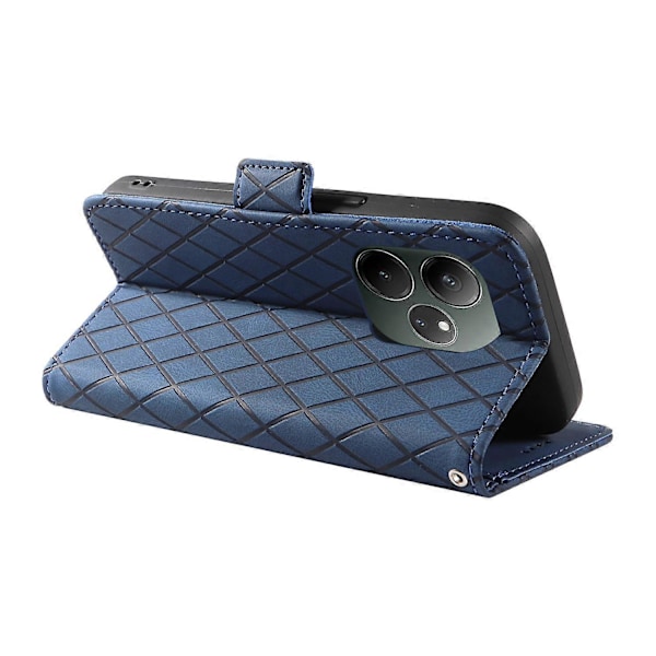 Til Realme GT 6 5G Etui Geometrisk Rombe Tegnebog Læder Telefon Cover Multicolor Style B