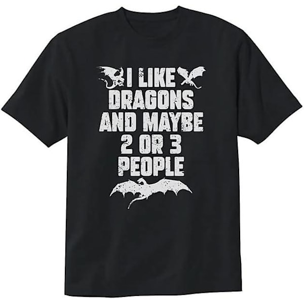 Stickygumdrop Fik Inspireret af Ædle Huse & Drager Tv-show Jeg Kan Lide Drager T-shirts M