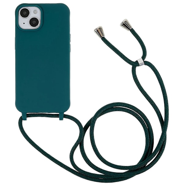 iPhone 14 Plus Integroitu TPU Puhelimen Takakansi Naarmuuntumista Estävä Suojus Nauhalla Multicolor Style C