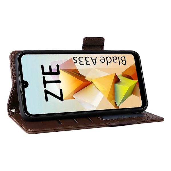 För ZTE Blade A33S Fodral Magnetlås Läder Telefonskal med Rem Multicolor Style E