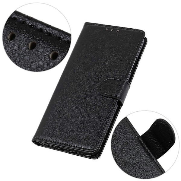 För Xiaomi Redmi Note 12S 4G Repskydd Mobilskal PU Läder Ställ Plånboksfodral Multicolor Style A