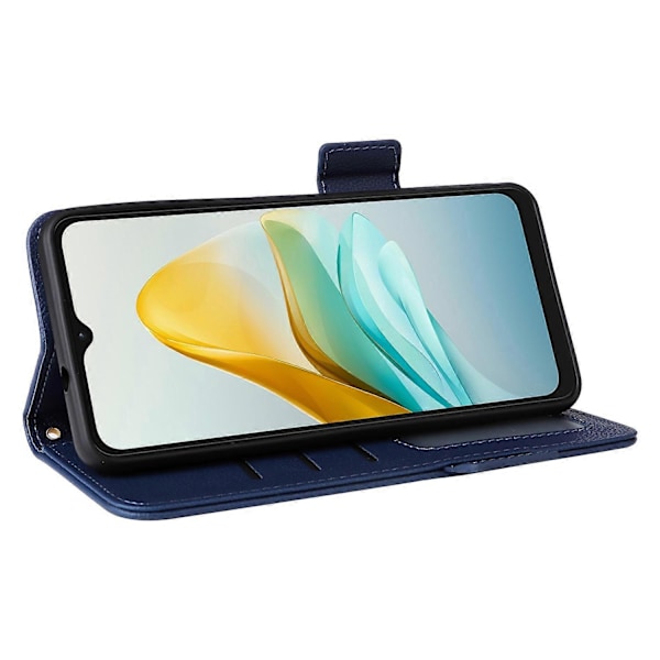 For ZTE Blade A53 Pro Deksel Støtsikkert Telefondeksel PU Lær Shell med Stropp Multicolor Style A