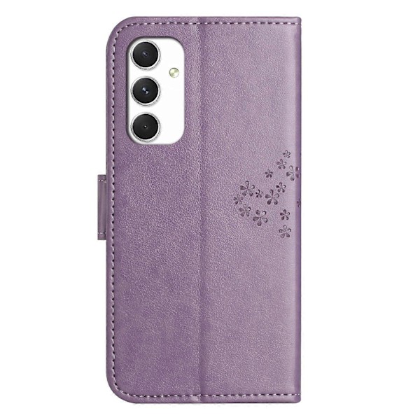 Etui til Samsung Galaxy A16 5G/A16 4G PU Læder Ugle Træ Præget Wallet Telefon Cover Multicolor Style G