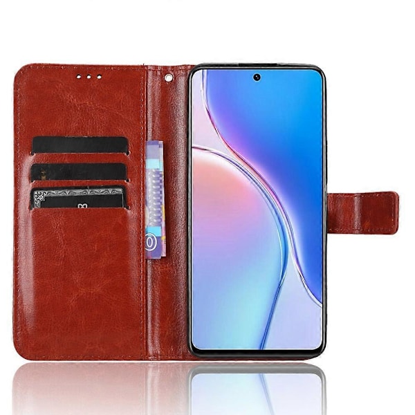 PU-läderplånboksfodral med stativ för Huawei Maimang 20/nova 11i/Enjoy 60 Pro Multicolor Style D
