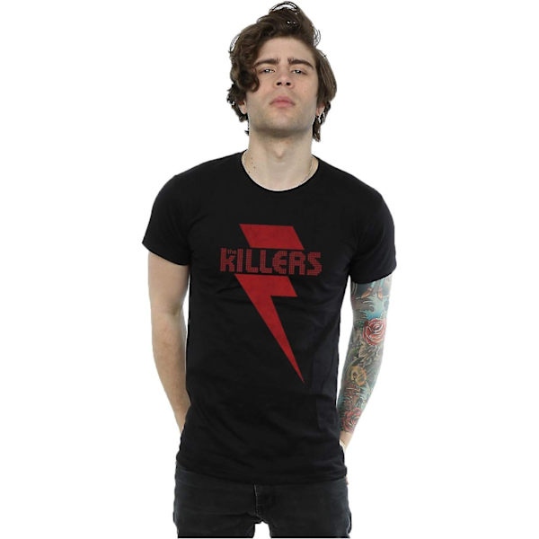 The Killers Röd Bolt T-shirt för män Vuxen S-3xl Txu230 Black S