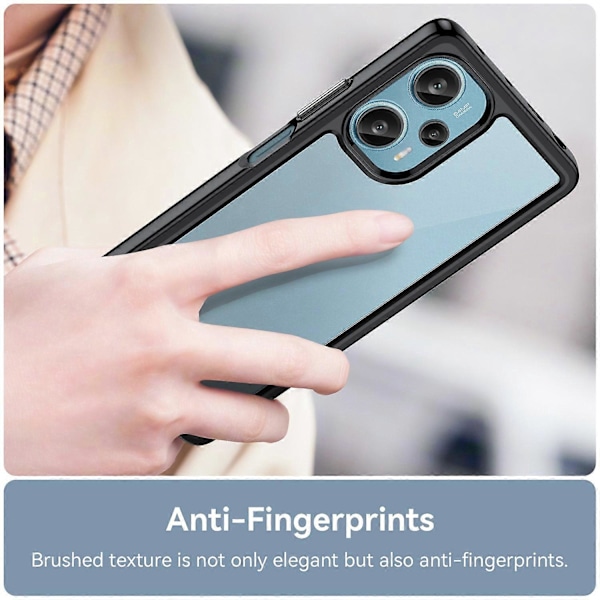 Suojakotelo Xiaomi Redmi Note 12 Turbo/Poco F5 5G -puhelimelle TPU+Akryyli Naarmuuntumaton Kuori Multicolor Style A