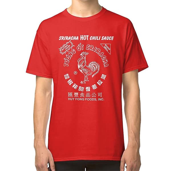 Sriracha Full T-skjorte red L