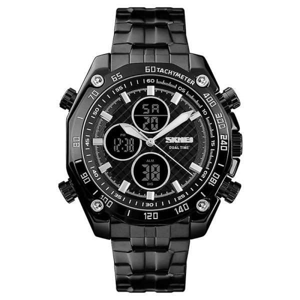 Skmei 1302 Mode Män Fritid Watch Black