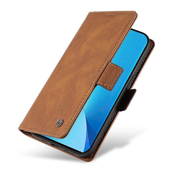 YIKATU YK-005 Xiaomi 12 Lite 5G -puhelimelle ihonmyötäinen PU-nahkainen suojakotelo jalustalla ja lompakolla Multicolor Style C