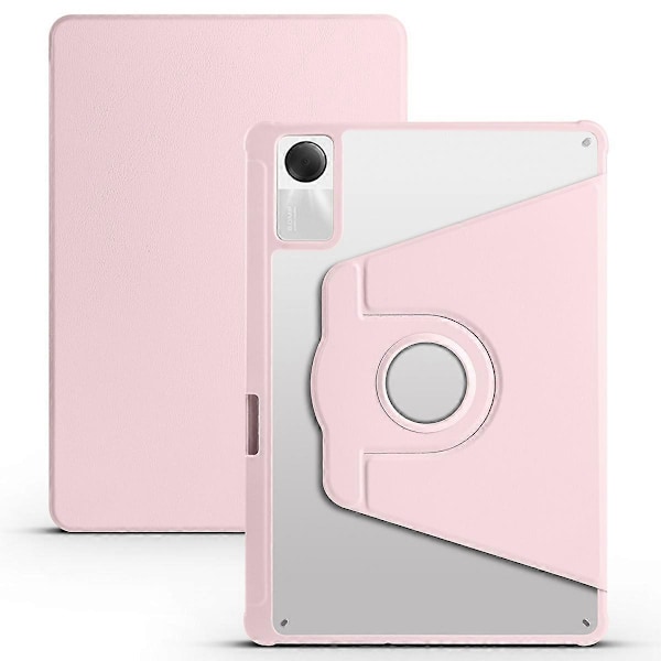 For Xiaomi Redmi Pad SE Case Lær Roterende Stativ Nettbrettdeksel Auto Sleep/Wake Multicolor Style D