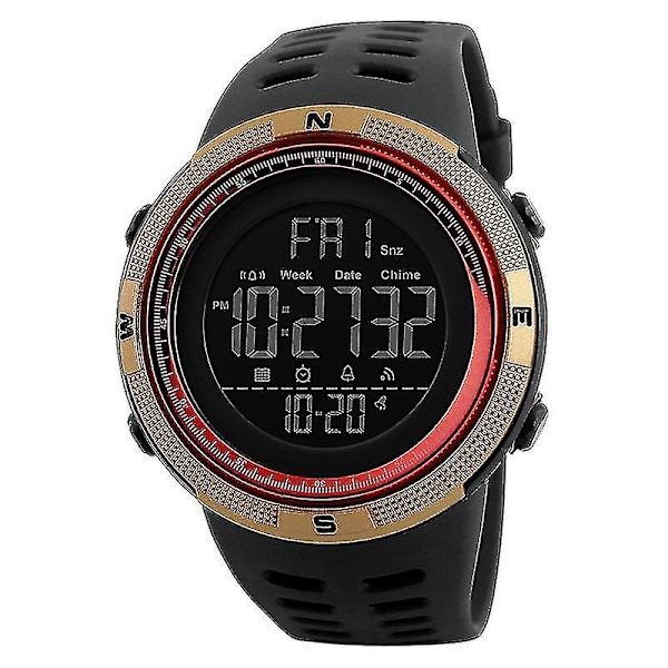 Skmei 1251 50m Vandtæt Sportsur Digitalur Coffee