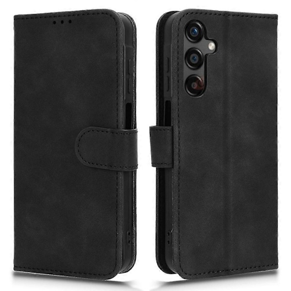 Til Samsung Galaxy A25 5G (Global) (161.0 x 76.5 x 8.3mm) Skin-touch Etui Læder Wallet Telefon Cover