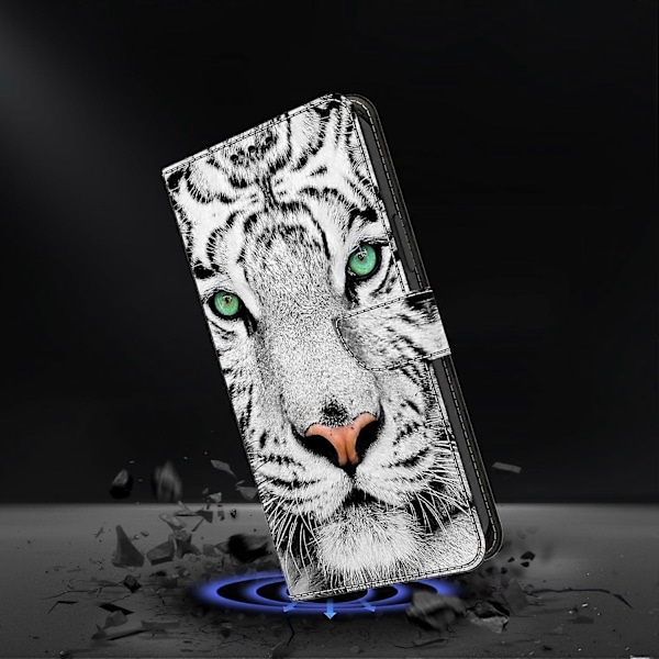 TPU+PU Läder Flip Fodral För Xiaomi Redmi 14C 4G/14R 5G/Poco C75 4G Mönstertryckt Multicolor Style E