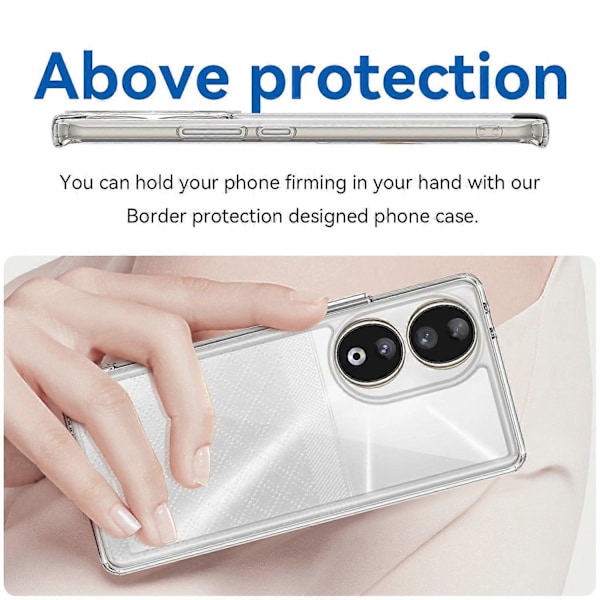 Honor 90 TPU+Akryyli Puhelinkotelo Pudotussuoja Takakansi Multicolor Style C