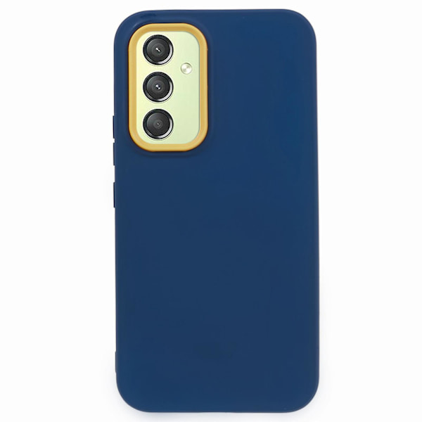 Telefondeksel til Samsung Galaxy A24 4g Avtakbar Ramme PC+tpu Gummibelagt Deksel Sapphire