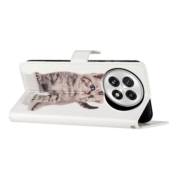For OnePlus 13 Wallet Case PU Læder Mønster Print Stå Telefon Cover med Rem Multicolor Cute Cat