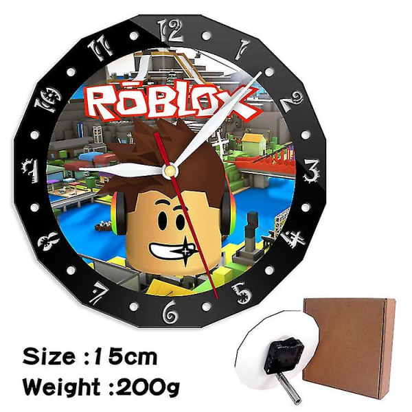 Spel Roblox Virtual World Modern Animation Creative Desktop Clock Väggklocka
