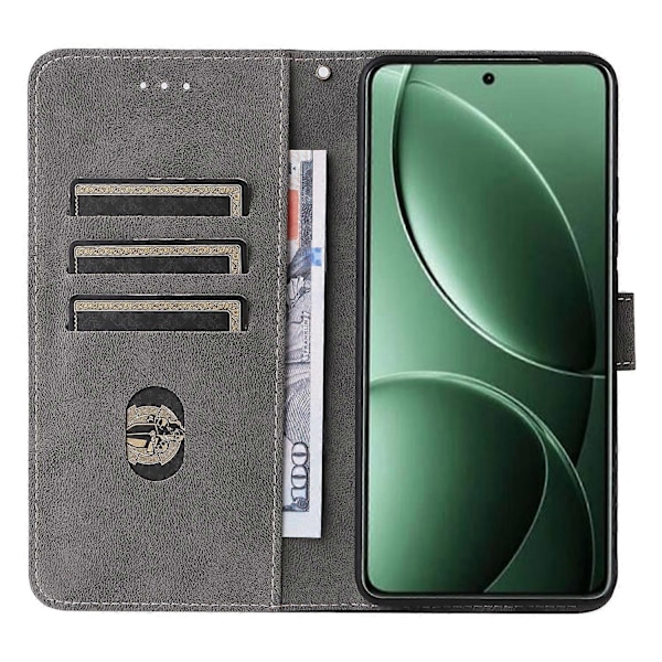 Til Xiaomi Redmi K80 5G/K80 Pro 5G Wallet Case RFID-blokering PU Læder Cover Stand View - Grøn Multicolor Black