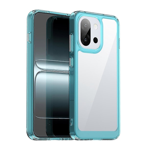 Skal för OnePlus 13T 5G/ 13s 5G TPU + Akryl Skyddande Transparent Mobilskal Multicolor Transparent Blue