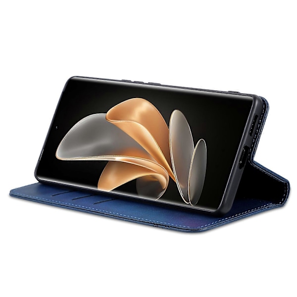 AZNS Fodral för vivo Y78+ 5G/Y78 5G Ställ PU Läder Plånboksfodral Flip Folio Telefonskal Multicolor Style D