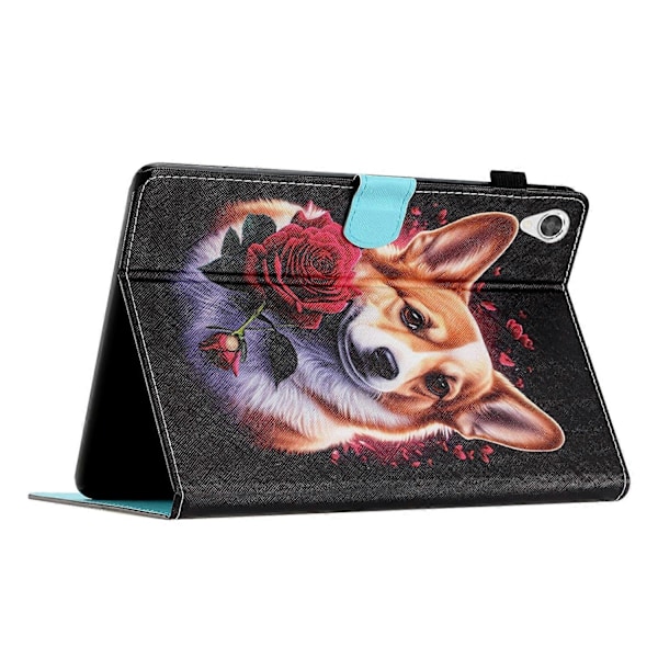 Stødsikkert PU læder flip cover til Lenovo Tab M10 HD Gen 2, anti-drop tablet shell Multicolor Dog