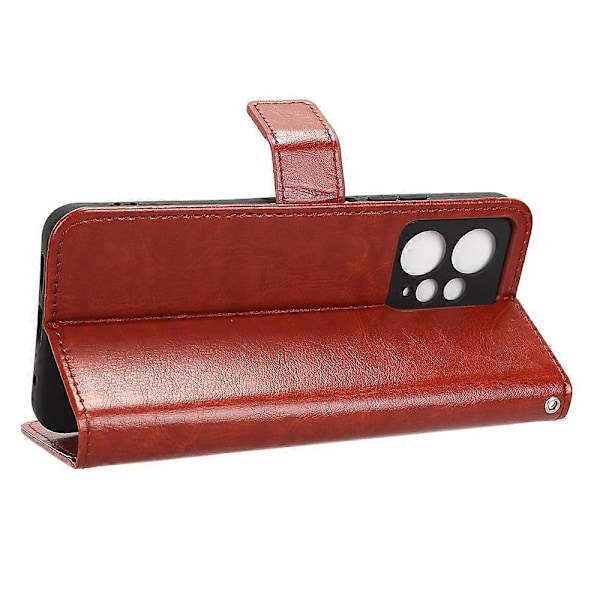 Til Xiaomi Redmi Note 12 4G Wallet Stand PU Læder Etui Mobiltelefon Cover Multicolor Style B