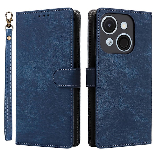 For itel A50C A669L Lommebok Etui RFID-blokkering PU-skinn Deksel Stativ Visning Multicolor Style C