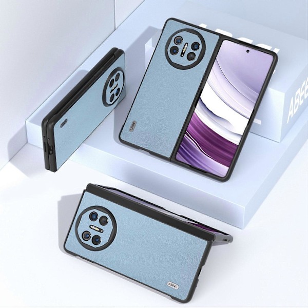 Huawei Mate X5 -kotelo aitoa lehmännahkaa, puhelinkuori Multicolor Style F
