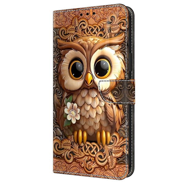 Skal för iPhone 16 Mönstertryckt Skyddande Fodral TPU+PU Läder Flip Telefonfodral Multicolor Style I