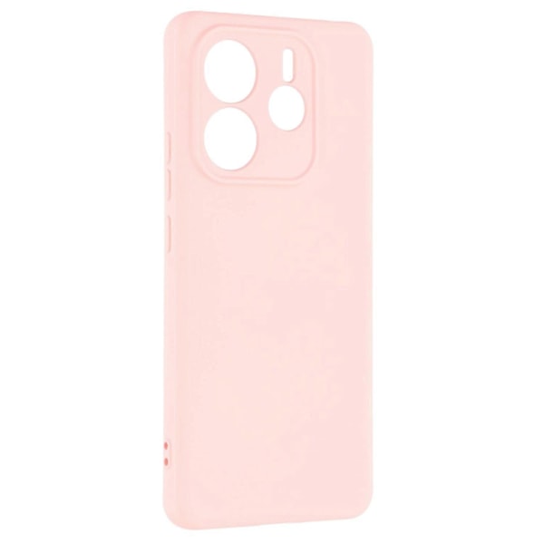 Til Xiaomi Redmi Note 14 5G Cover Arc Edge 2.0mm TPU Beskyttende Telefon Cover Multicolor Pink
