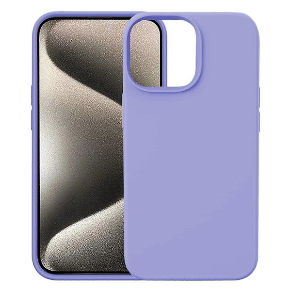 KALEBOL KLB-YTGJ001 Skal för iPhone 12 Pro Enfärgad Flytande Silikon+PC Telefonskydd - Grön Multicolor Purple