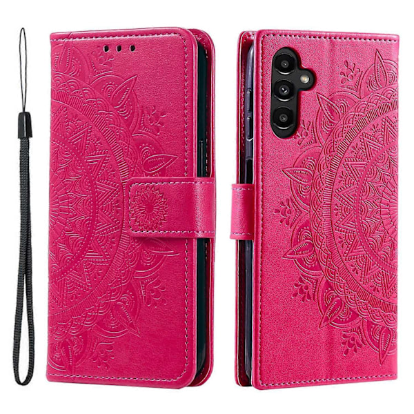 Til Samsung Galaxy A16 5G/A16 4G Etui Præget Totem PU Læder Wallet Stand Telefon Cover Multicolor Style G