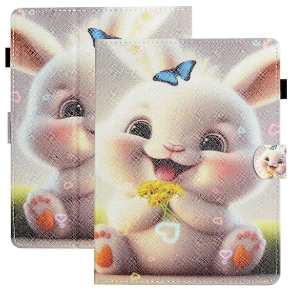 7-tommers Universal Tablet Case PU Læder Mønster Stand Kort Holder Beskyttelsescover Multicolor Style F