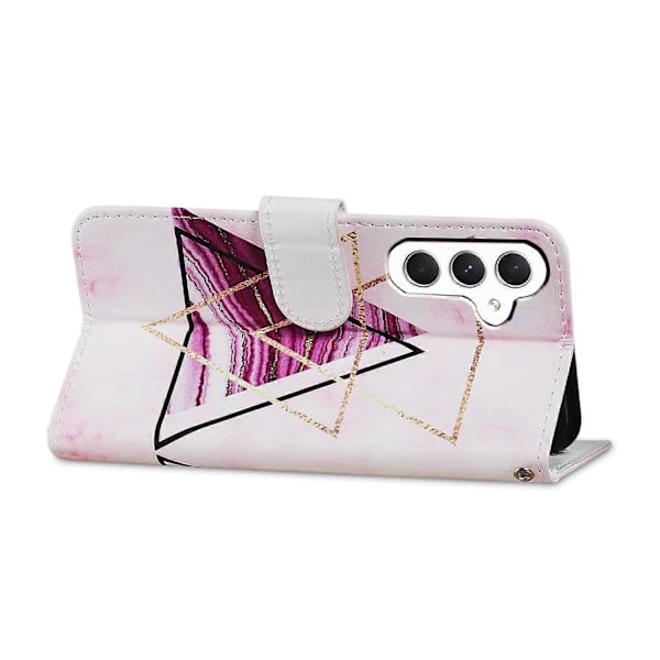 Plånboksfodral för Samsung Galaxy A15 5G PU Läder Mönstertryck Telefonskal Multicolor Style M