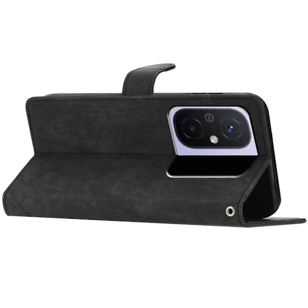 PU-lommebokdeksel til Xiaomi Redmi 12C 4G, hudvennlig stativ Multicolor Style D