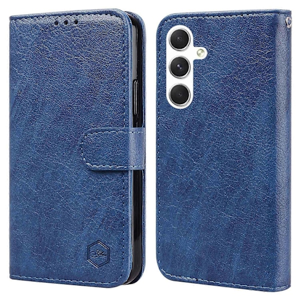För Samsung Galaxy S24+ Fodral PU Läder Anti-dropp Plånboksfodral Multicolor Style B