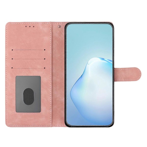 Til Samsung Galaxy A05 4G Etui PU Læder Foldbart Stativ Ensfarvet Telefoncover Multicolor Style F
