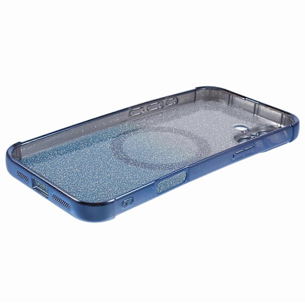 iPhone 16 Plus -kotelo, yhteensopiva MagSafe-sähköpinnoituksen kanssa TPU Gradient Glitter -puhelinkuori Multicolor Style C