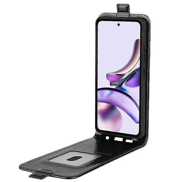 Motorola Moto G13 4G/G23 4G pystysuuntainen PU-nahkakansi, iskunkestävä korttipidike puhelinkotelo Multicolor Style D