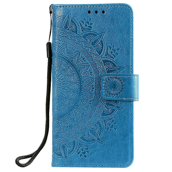 Præget Mandala Blomst Pung Læder Etui med Rem til Samsung Galaxy A52 4G/5G/A52s 5G Multicolor Style C