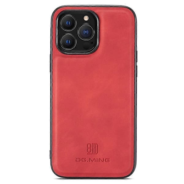 For iPhone 15 Pro Deksel Fallbeskyttelse PU Lær+PC+TPU Bakdeksel Multicolor Style C