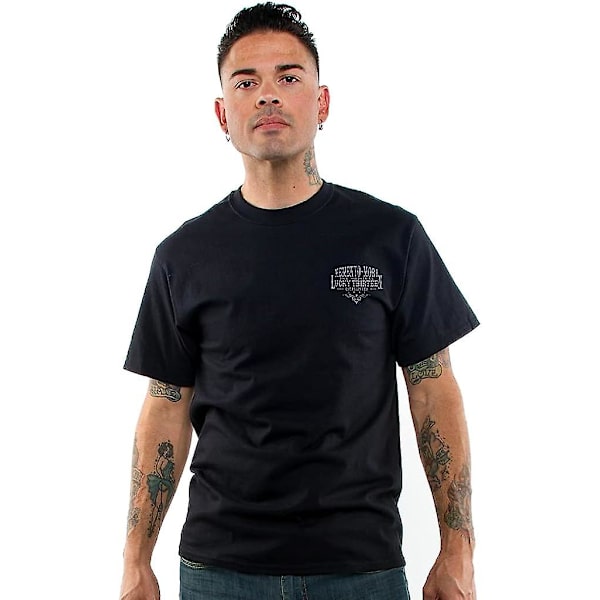 Lucky 13 Herre Last Ride T-shirt Sort M