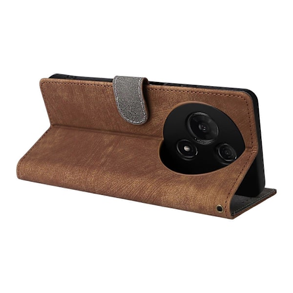 Til TCL 60 NxtPaper 4G Etui Wallet RFID-blokering PU Læder Telefon Cover Stativ med Rem Multicolor Brown