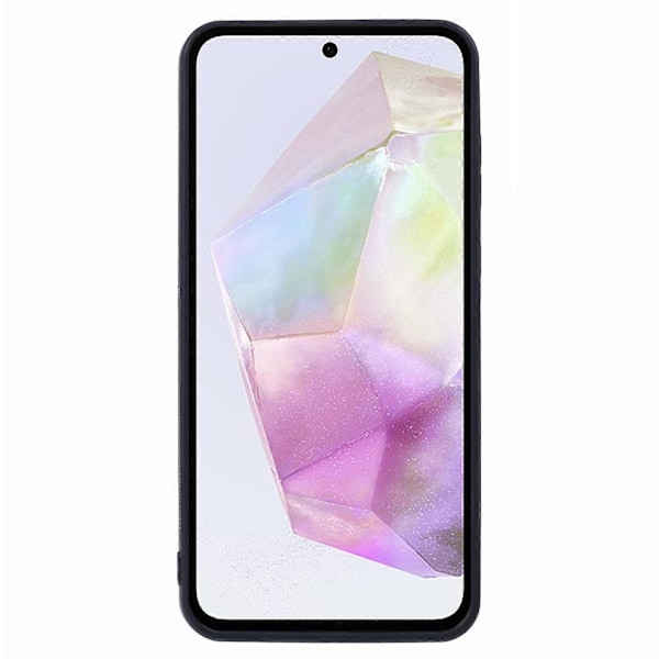 Samsung Galaxy A35 5G -puhelin kotelo Galaxy-korttitaskulla, jalustalla ja RFID-suojauksella - D Multicolor B