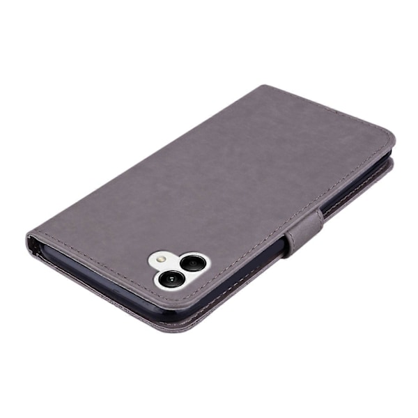 Til Samsung Galaxy A05 4G Etui Ugle Præget PU Læder Anti-drop Telefon Wallet Cover Multicolor Style E