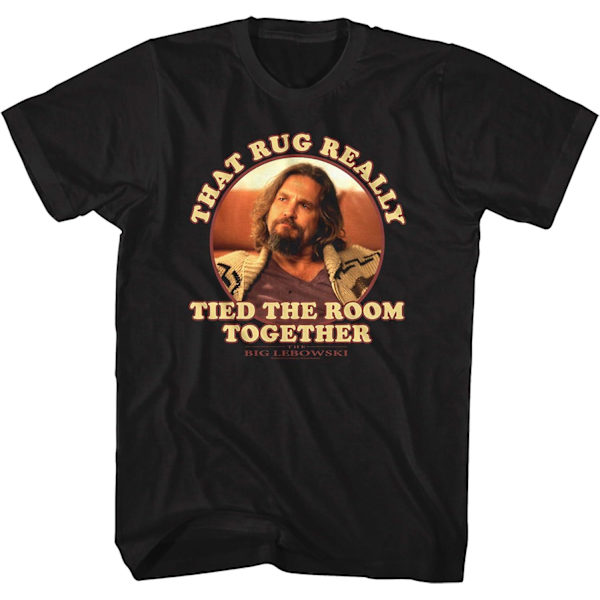Amerikanska klassiker The Big Lebowski 90-talsfilm The Dude Vuxen Kortärmad T-shirt Grafisk T-shirt Black L